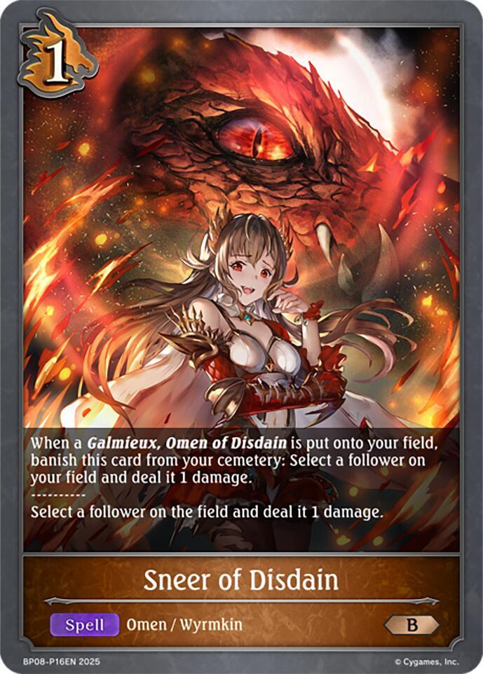 Sneer of Disdain - P16EN (Foil)