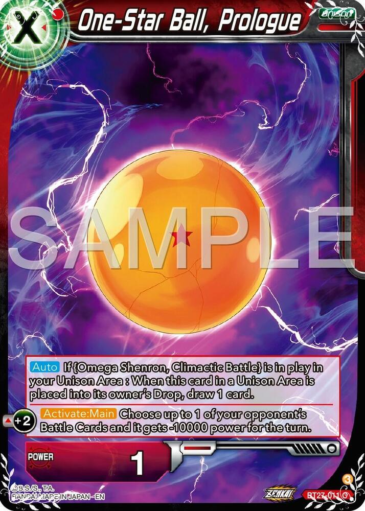 One-Star Ball, Prologue