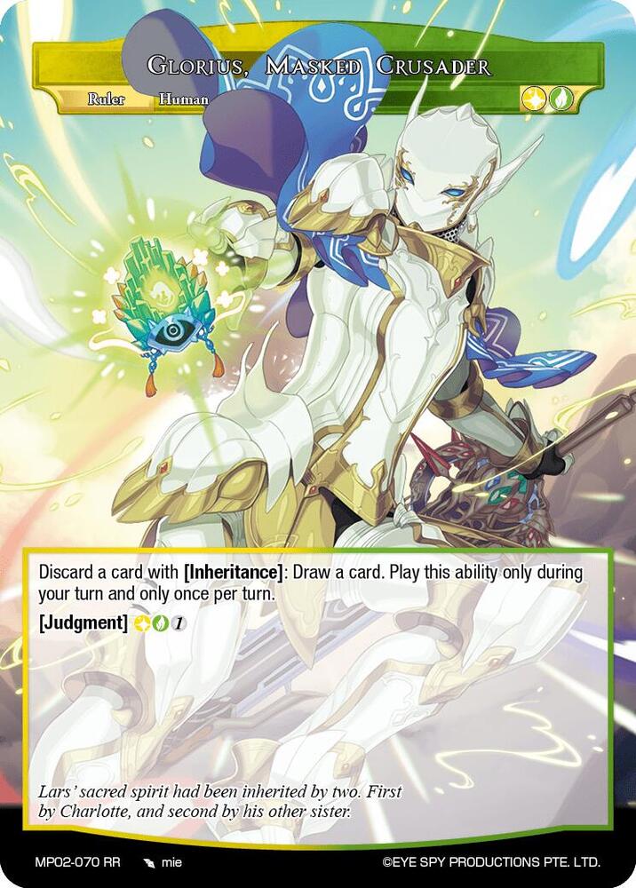 Glorius, Masked Crusader // Faria, Ruler of Divine Beasts
