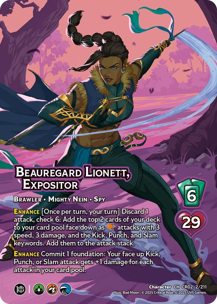 Beauregard Lionett, Expositor