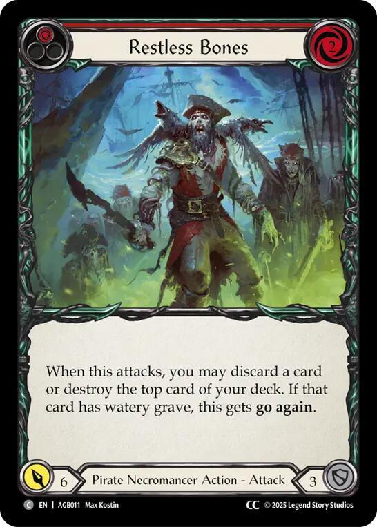 Restless Bones (Red) (CC Tag)