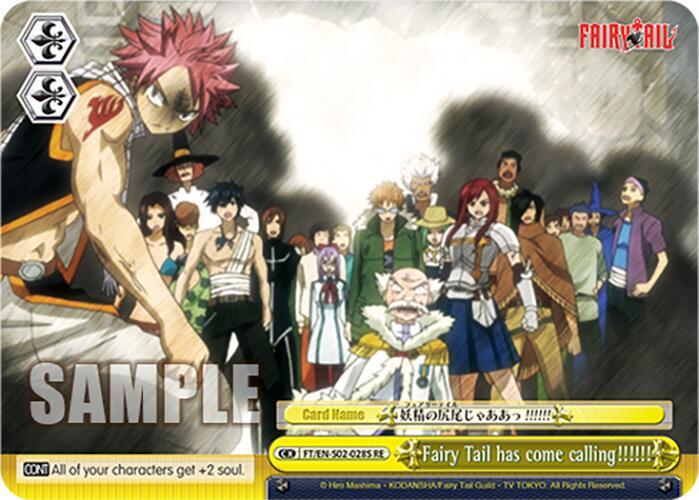 Fairy Tail has come calling!!!!!! (SR)