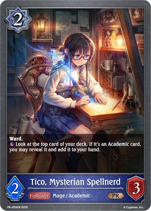 Tico, Mysterian Spellnerd