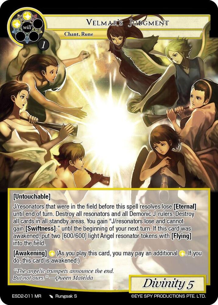 Velmar's Judgment