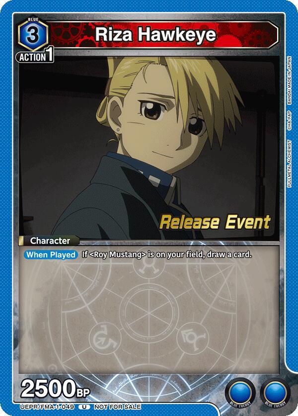 UE09BT: FULLMETAL ALCHEMIST Release Event Cards