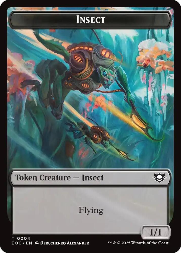 Insect // Beast (0005) Double-Sided Token