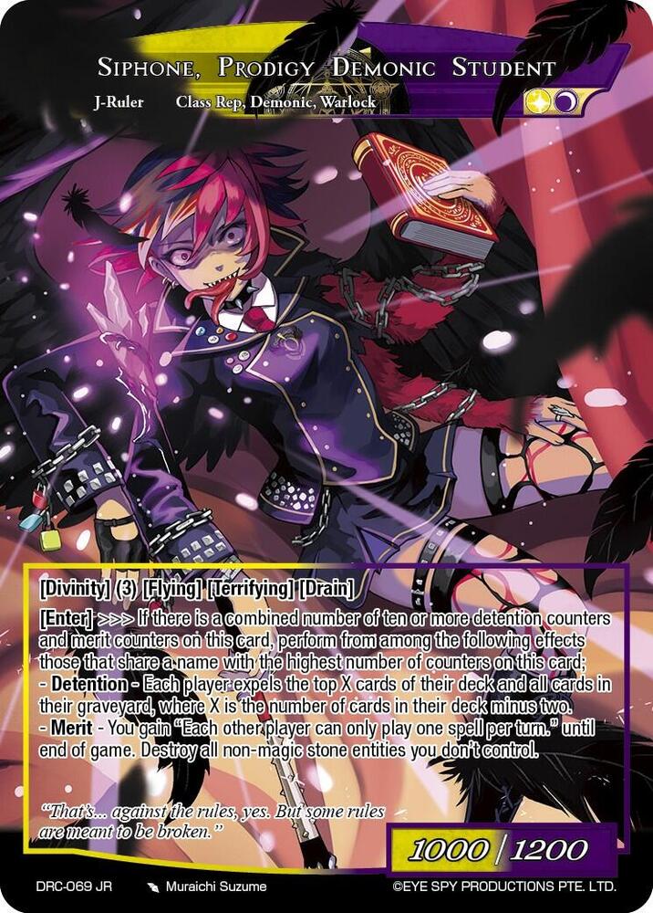 Raven's Order Class B's Representative, Siphone // Siphone, Prodigy Demonic Student