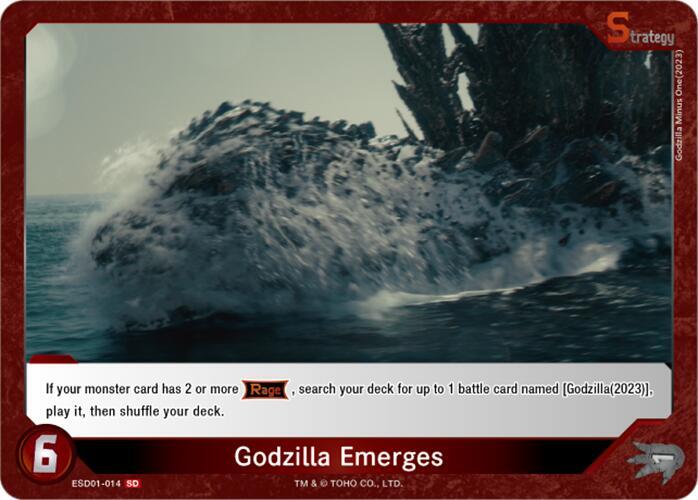 Godzilla Emerges (ESD01-014)