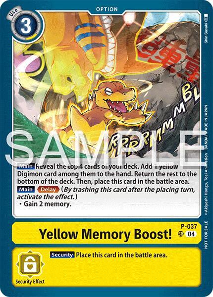 Yellow Memory Boost! (Time Stranger Demo Deck)
