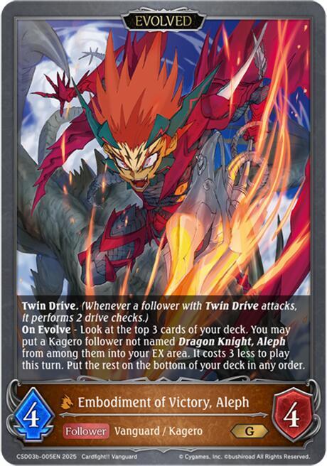 Embodiment of Victory, Aleph