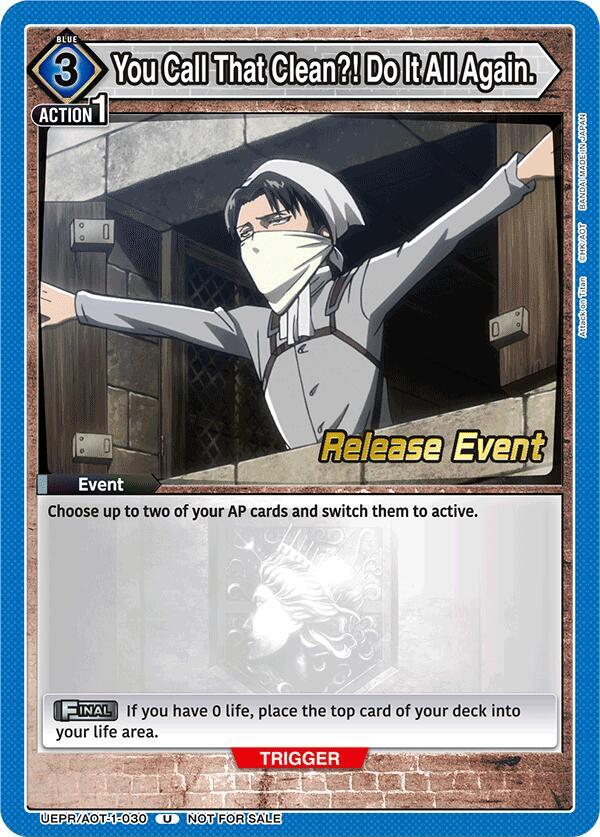 UE10BT: Attack on Titan Release Event Cards
