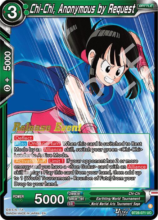 Chi-Chi, Anonymous by Request