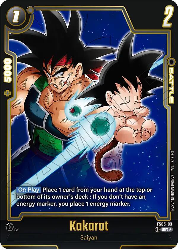 Starter Deck 5: Bardock Alternate Art Reprints