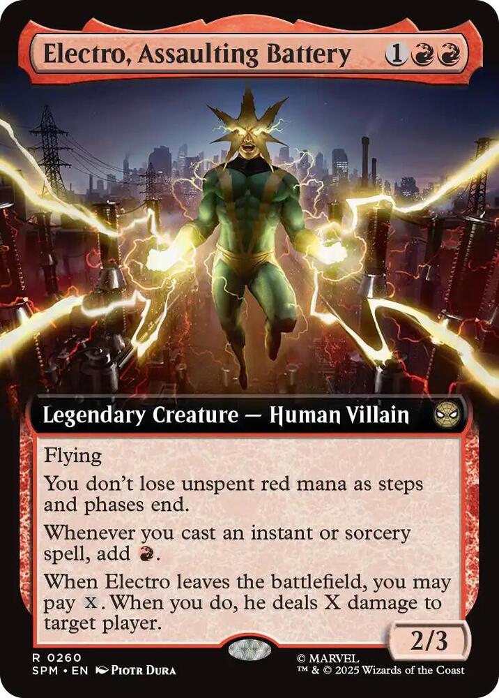 Electro, Assaulting Battery (Extended Art)