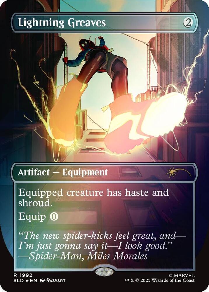 Lightning Greaves (1992) (Rainbow Foil)