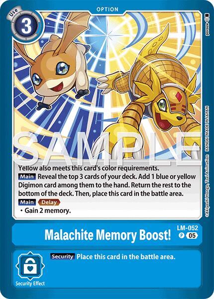 Malachite Memory Boost!