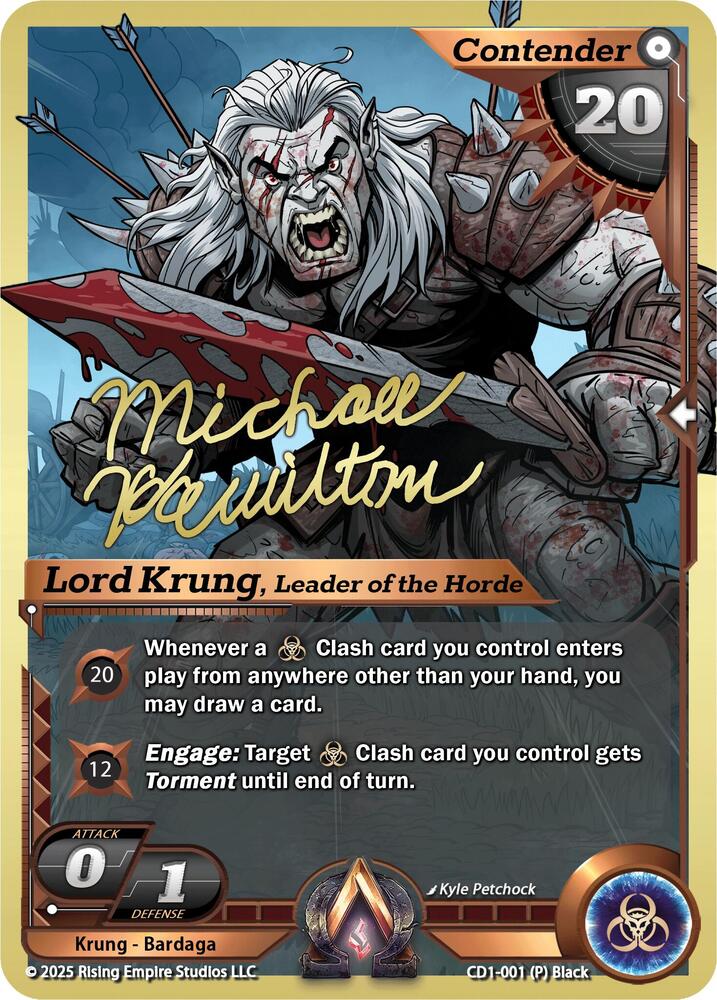 Lord Krung, Leader of the Horde