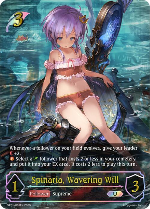 Spinaria, Wavering Will (U)