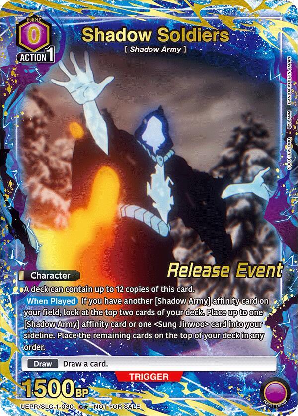 UE17BT: SOLO LEVELING Release Event Cards