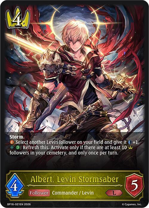 Albert, Levin Stormsaber