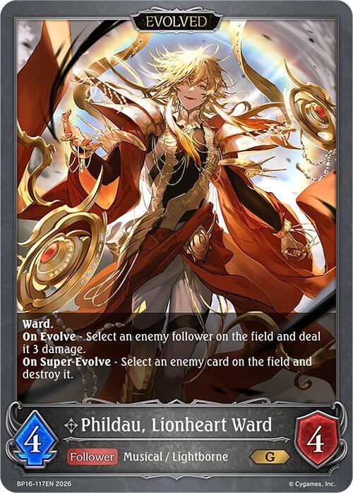Phildau, Lionheart Ward (Evolved)