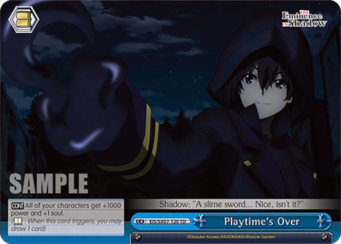 Playtime's Over