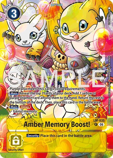 Amber Memory Boost! (Alternate Art)