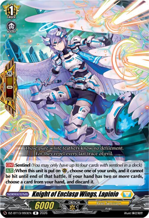 Knight of Enclasp Wings, Lapinio