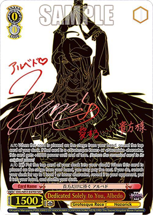 Dedicated Solely to You, Albedo (SEC)