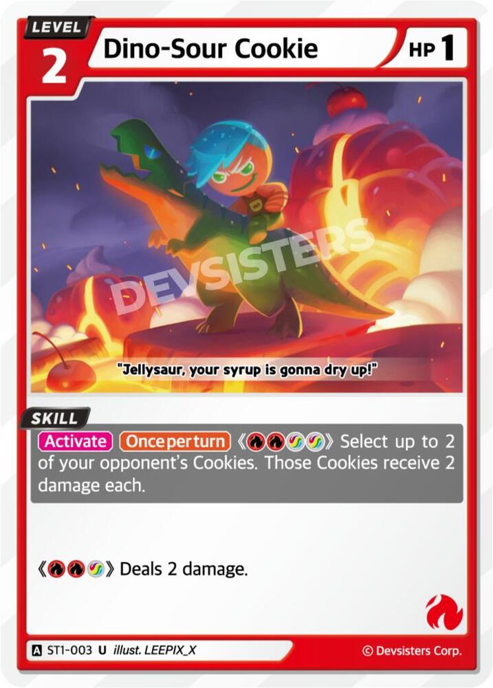 Dino-Sour Cookie
