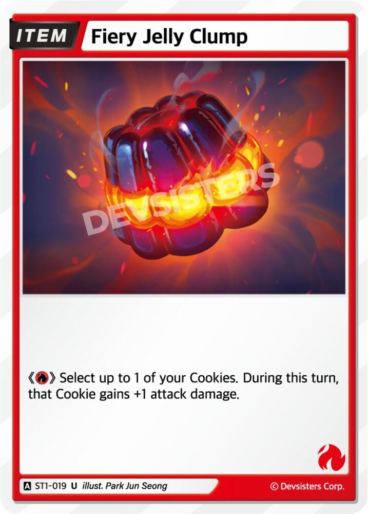 Fiery Jelly Clump