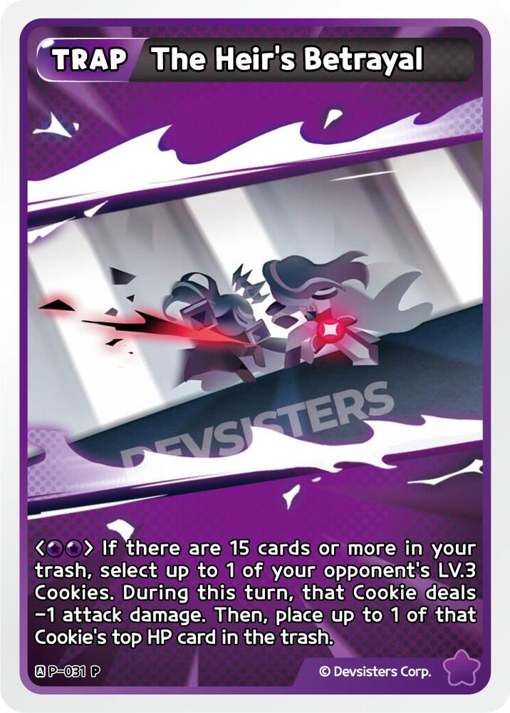 The Heir's Betrayal (box topper)