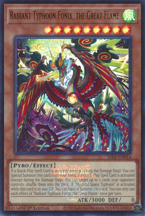 Radiant Typhoon Fonix, the Great Flame (Emblazoned)